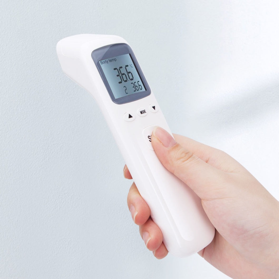 an infrared thermometer