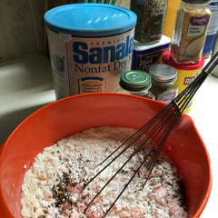 Mushroom Soup Ingredients/Mixing Bowl