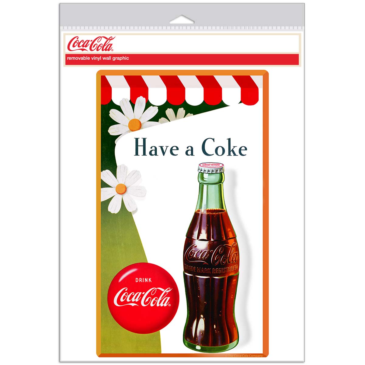MEDIUM Coca-Cola Coke Decal Sticker New Die-Cut Vinyl Coca Cola 10" 