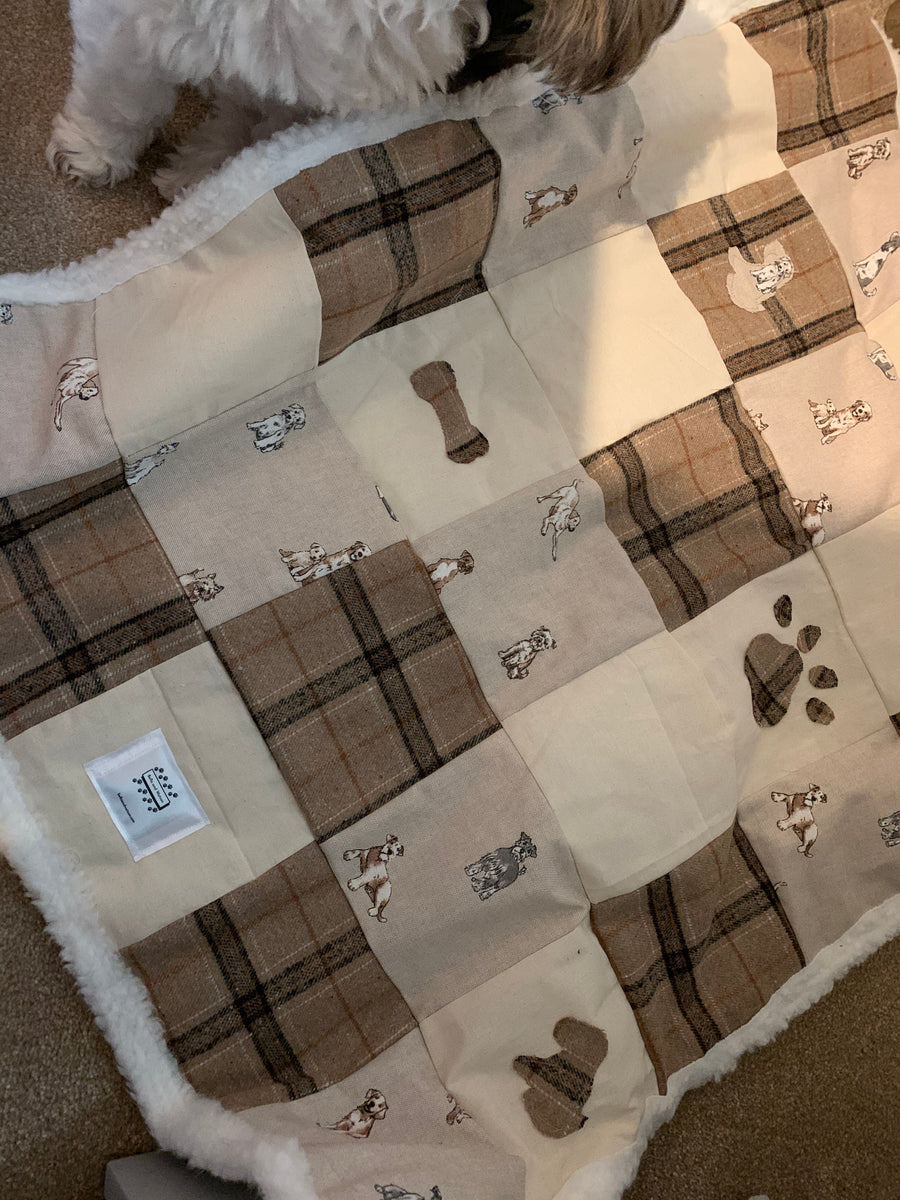 quilted dog blanket