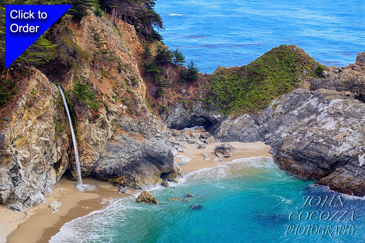 mcway falls big sur photos for sale as art to decorate homes and offices