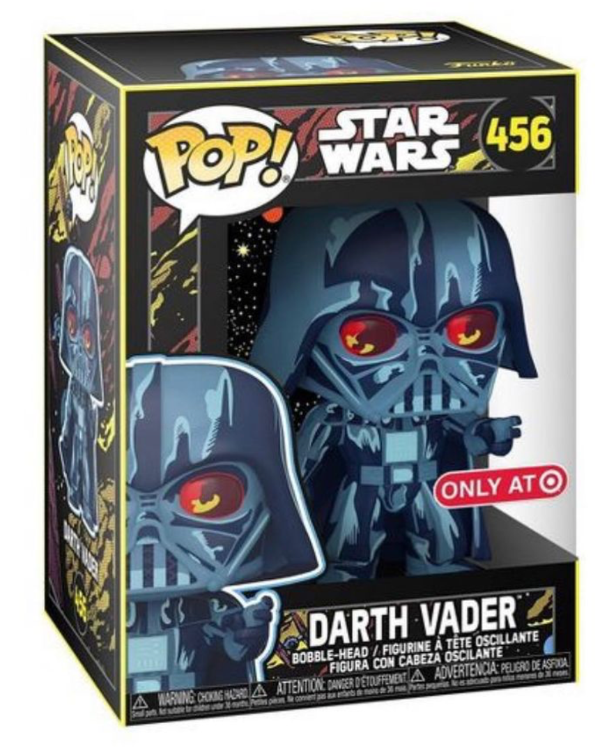 funko pop retro darth vader