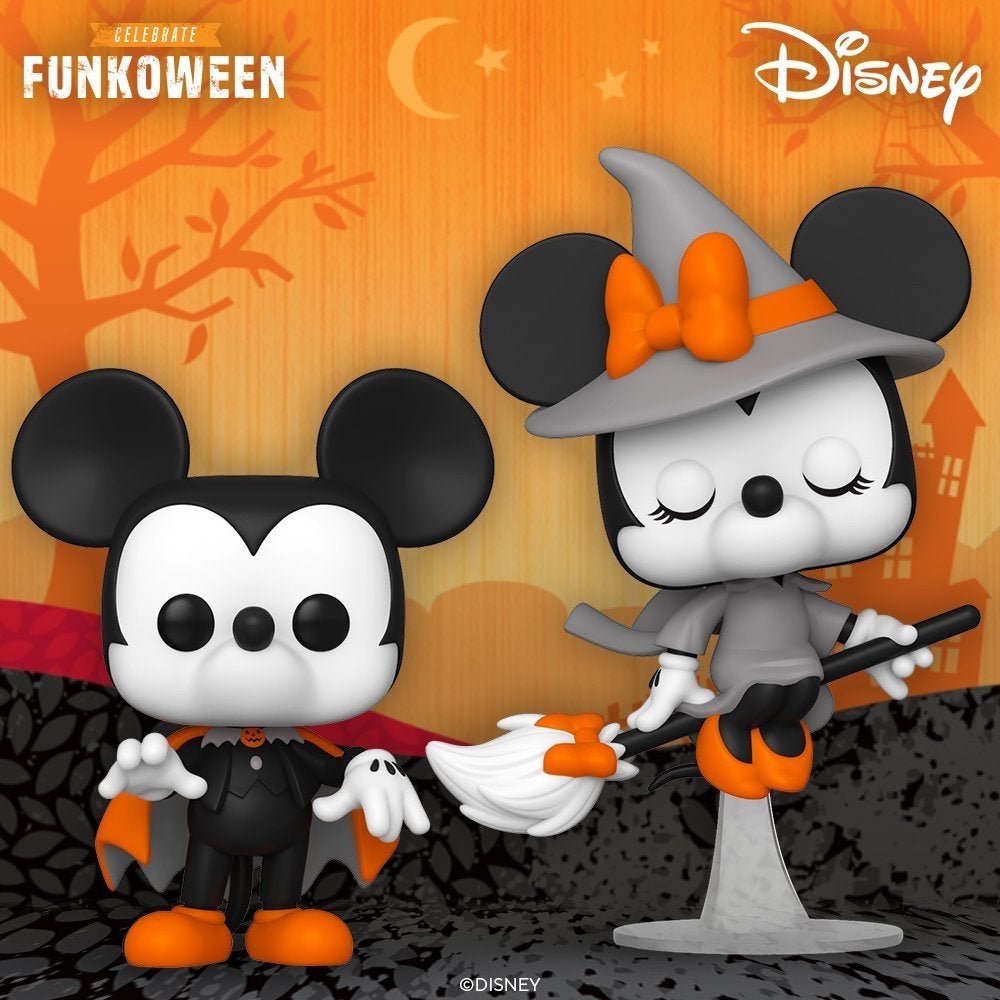 mickey and minnie funko pop 2 pack