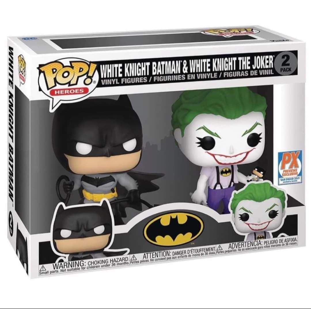 white knight batman funko pop