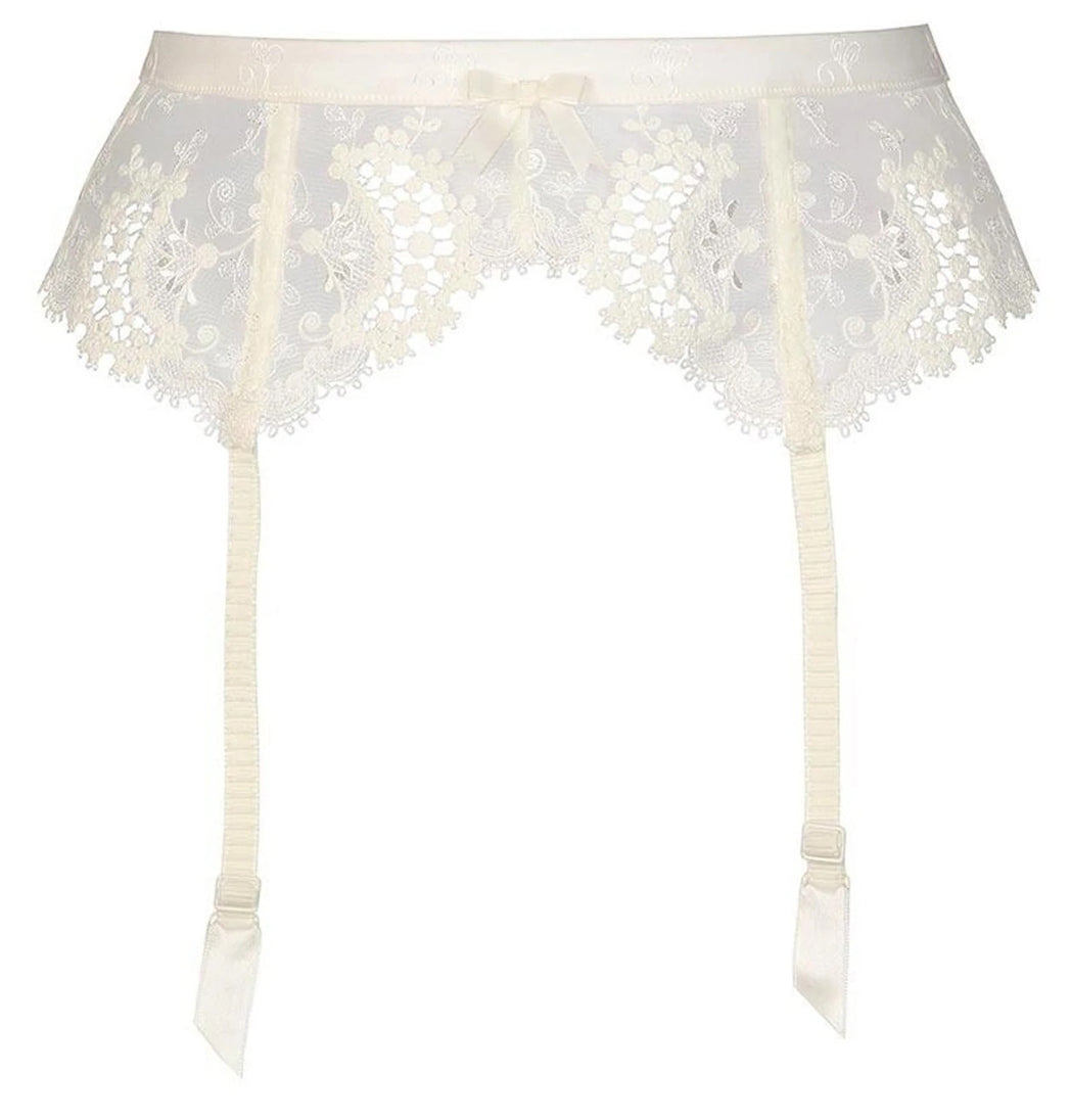 ivory garter belt