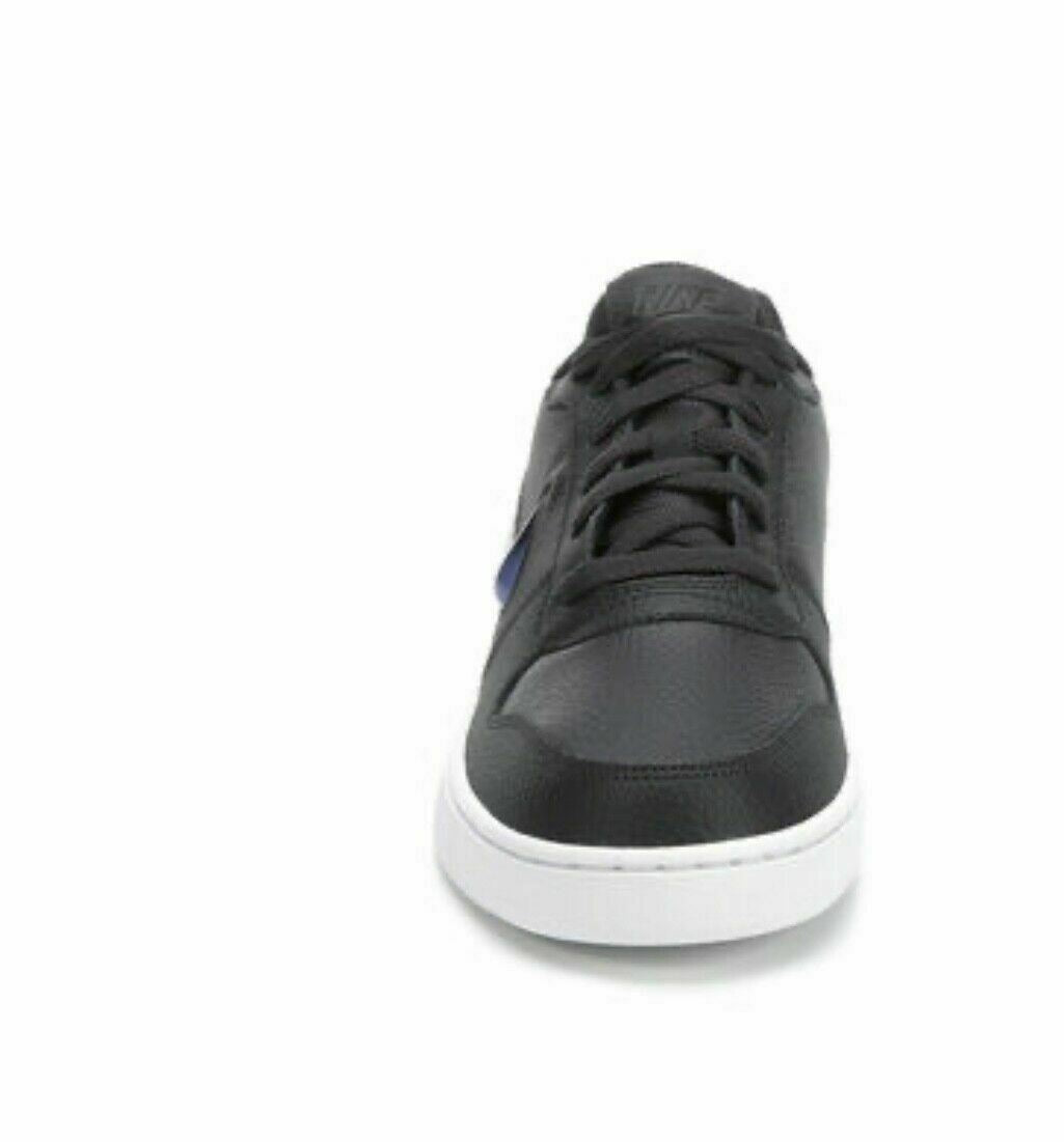 Men's Ebernon Low Premium Leather Shoes AQ1774-003 BLACK