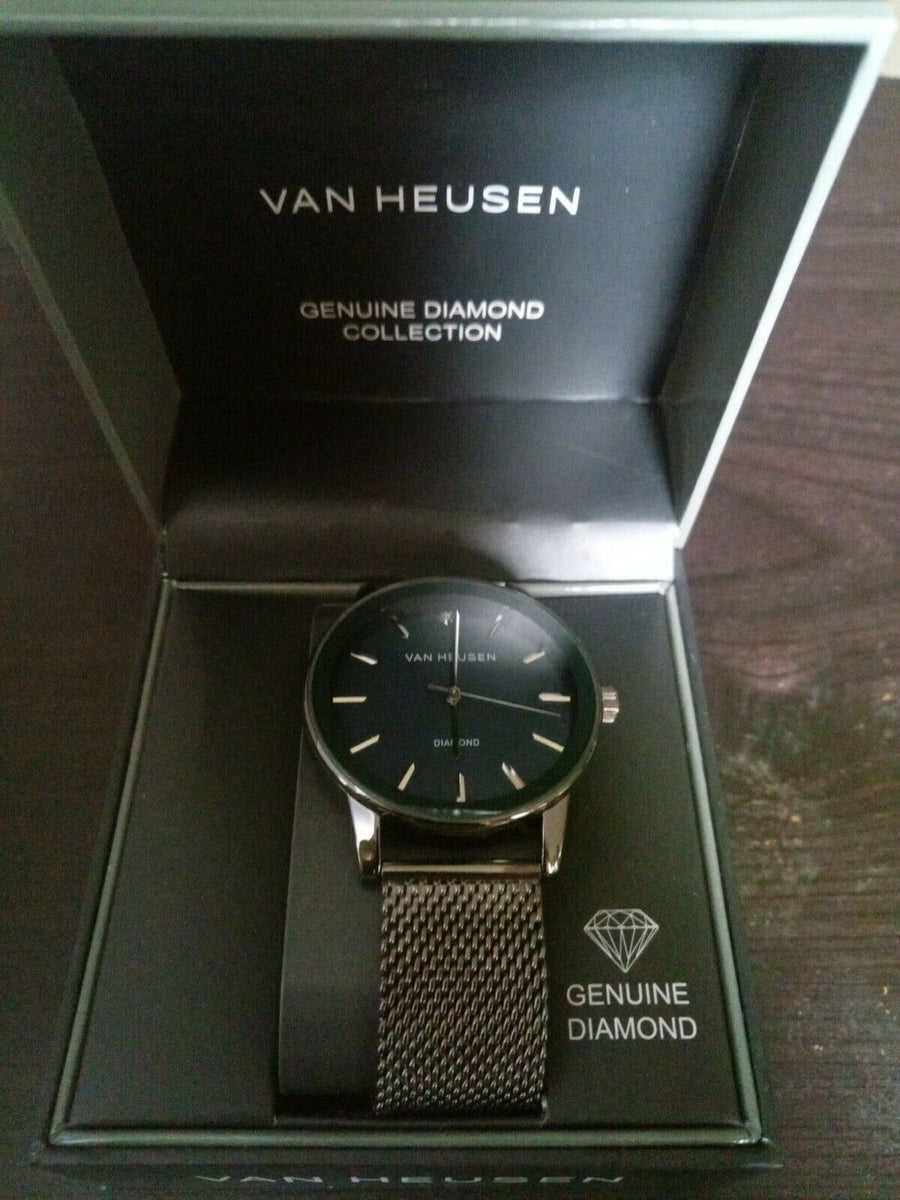 van heusen diamond watch