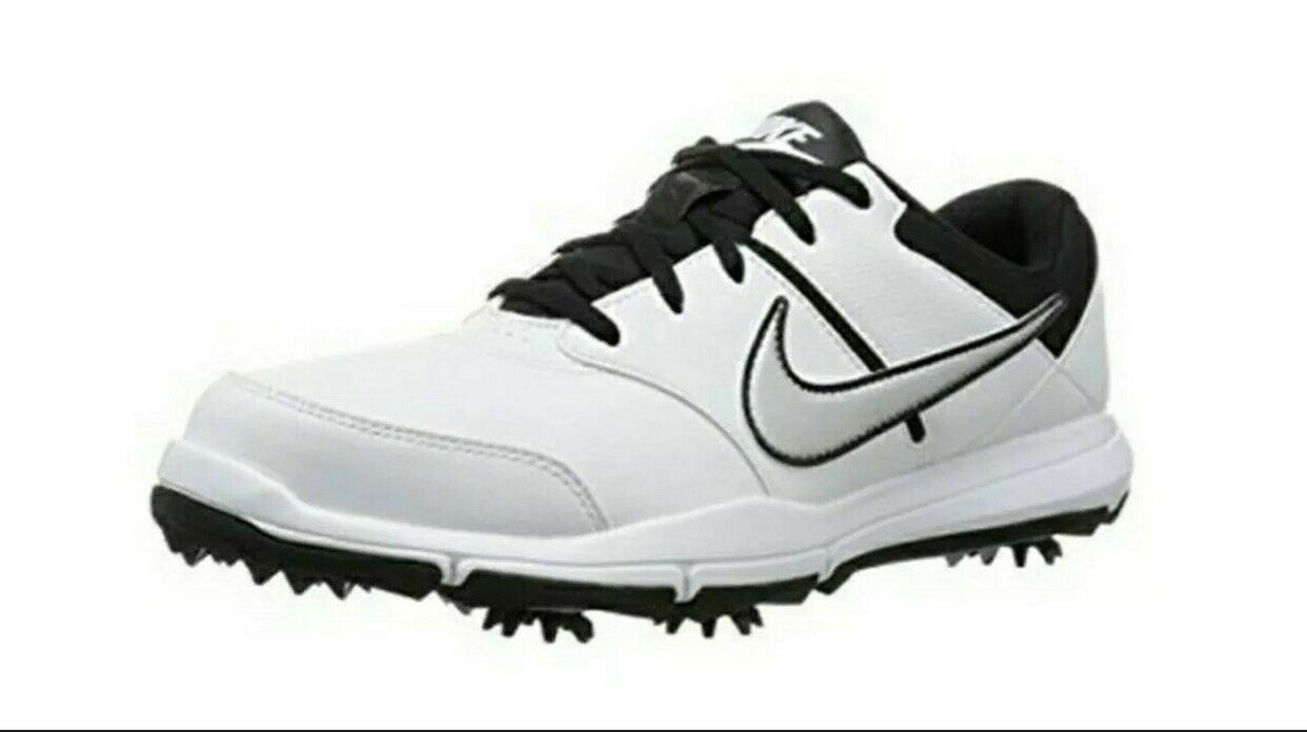 New Nike Durasport 4 Golf Shoes Cleats 844551-100 Men's Size 10 -