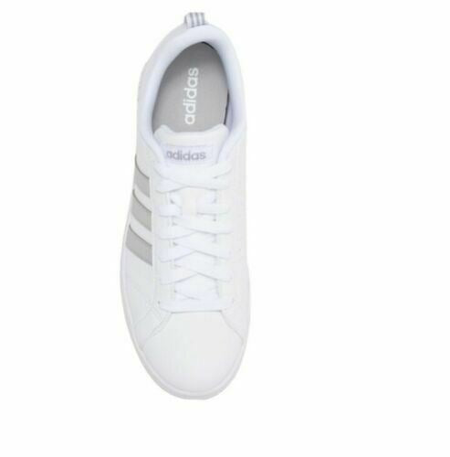 Adidas Advantage Tennis Shoes White/Silver BB7248 - VinGence