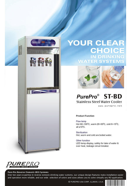 PurePro® USA Office RO Water Heater / Water Cooler ST-BD ...