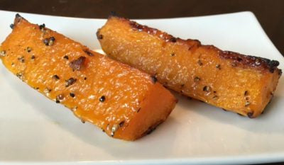 Sweet Salty Ginger Roasted Butternut Squash