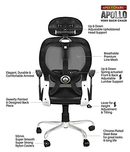 apex apollo high back chair