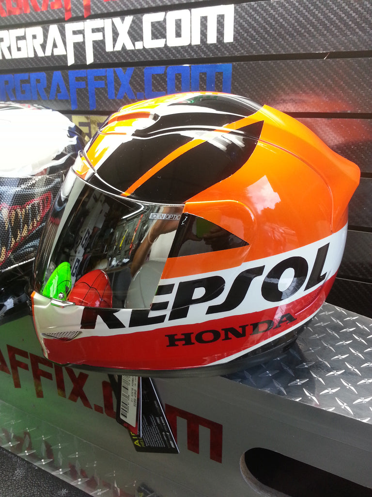 Repsol honda helmet #7