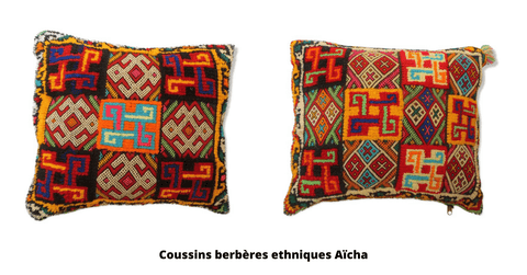 coussins berbères ethniques