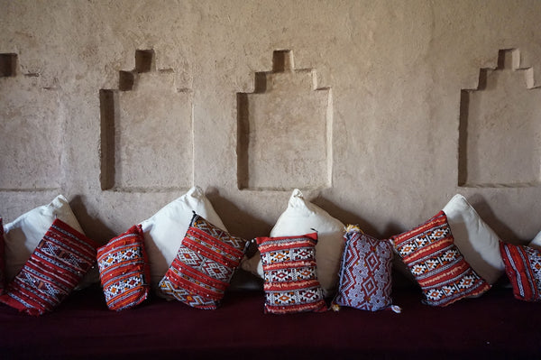 coussins berbères marocain kilim