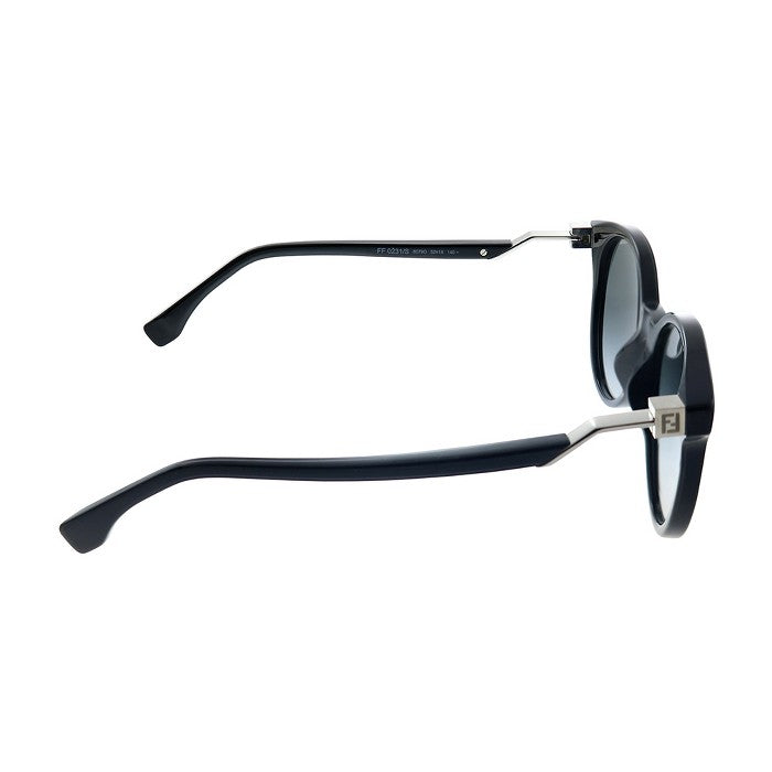 fendi ff 0231 black round sunglasses