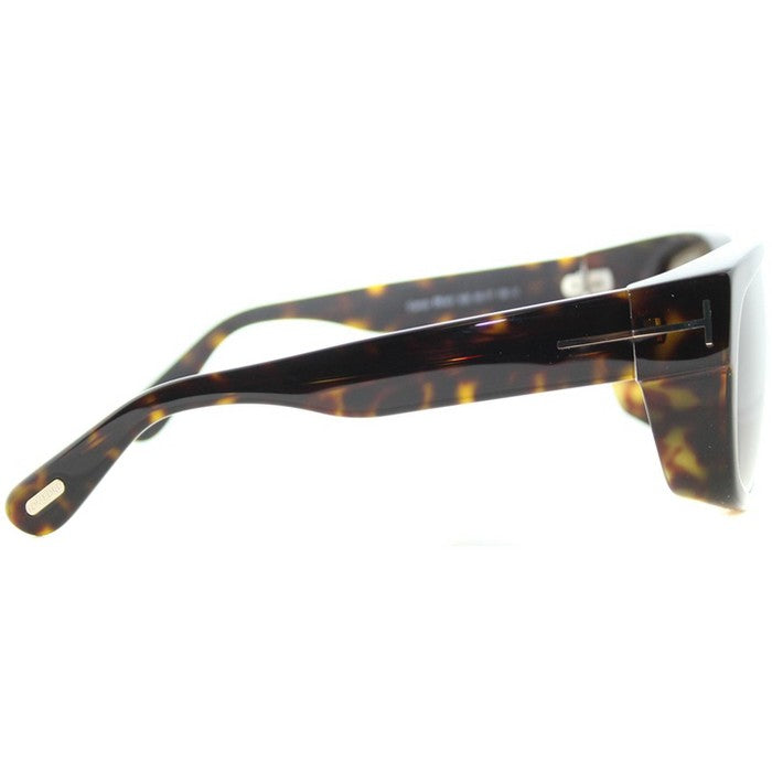 Tom Ford Carson TF 441 52K Unisex Rectangle Sunglasses Brown 56mm