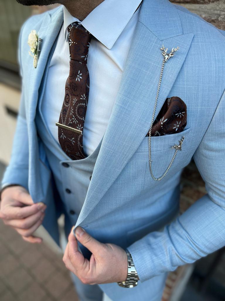 Blue Suit Men | The Most Beautiful Suit – Pomandi.com