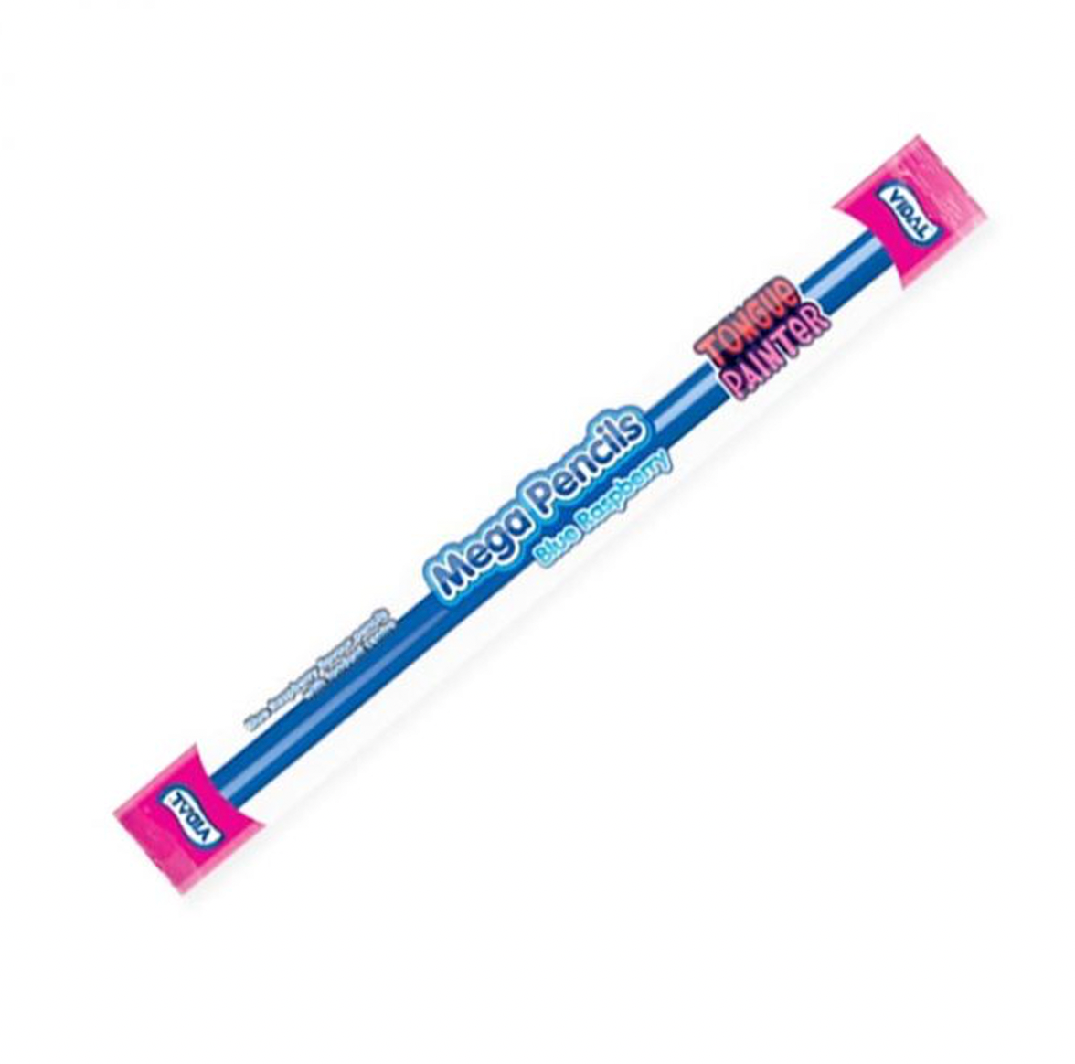 Vidal Blue Raspberry Mega Pencils Sugar Box 8679