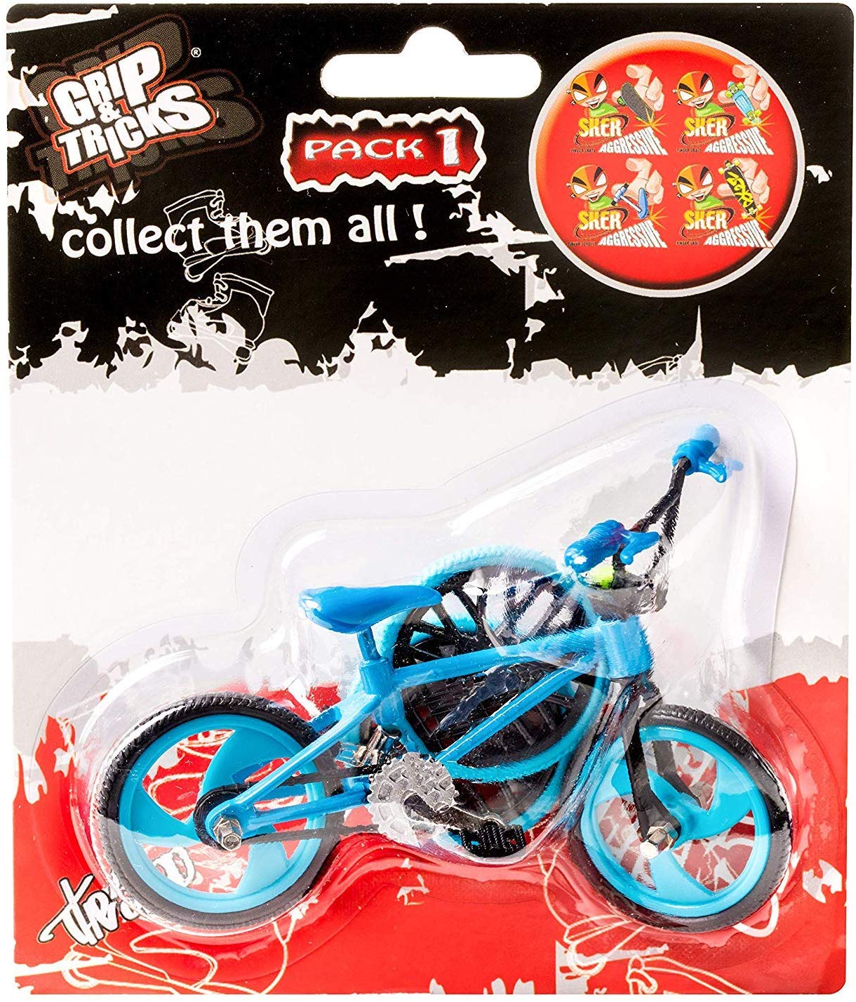 Finger BMX Grip & Tricks Mini BMX Freestyle Pack1 