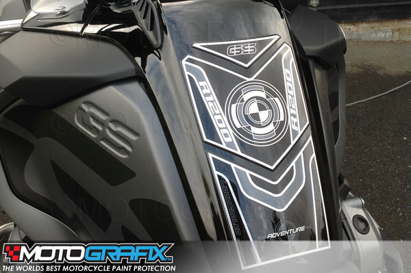 BMW S1000XR 2015 2016 2017 Blue Motorcycle Tank pad Motografix 3D Gel Protector 