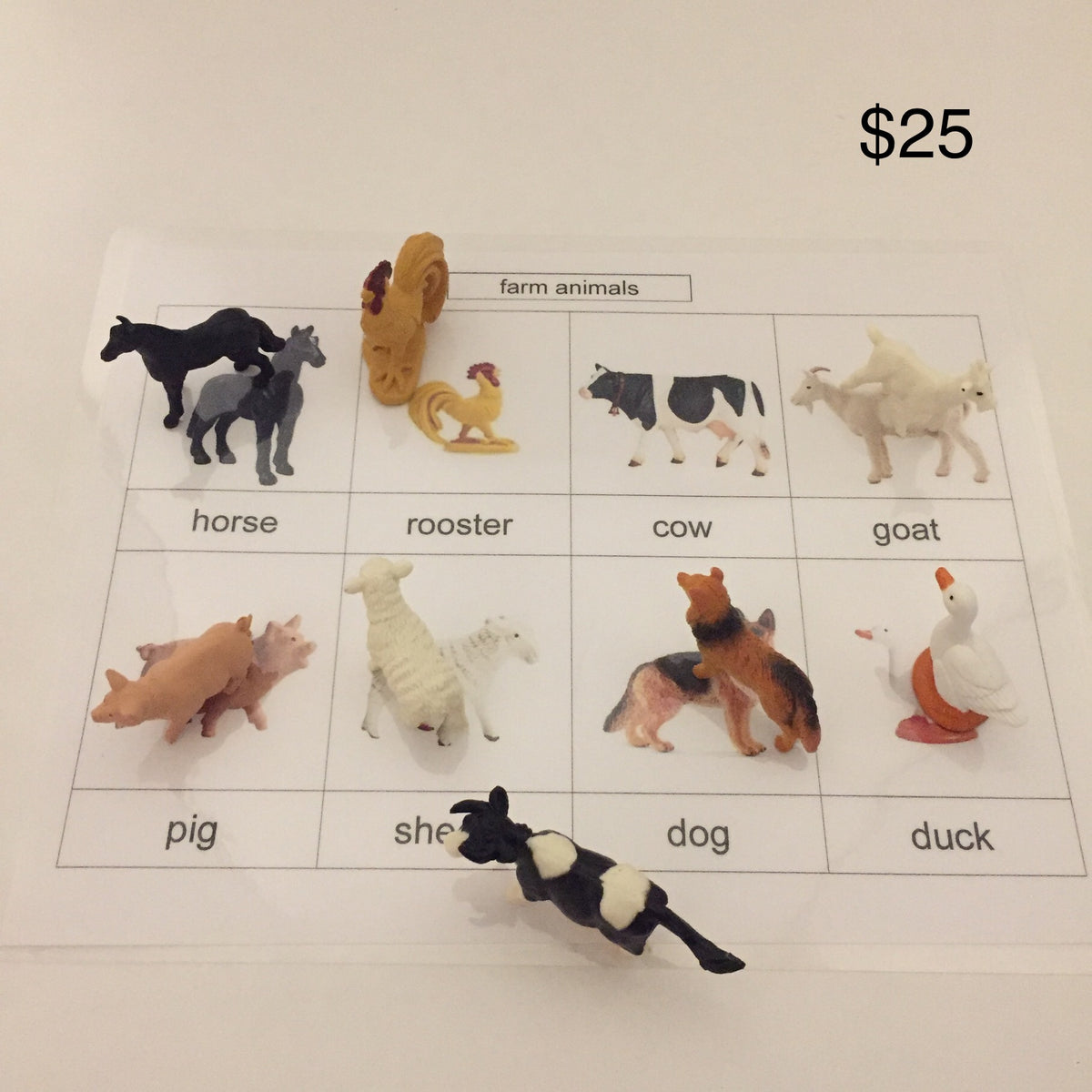 Montessori Inspired Farm Animal Activity – A A Montessori Materials