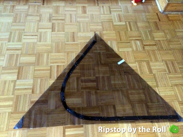 DIY tent - front door zipper