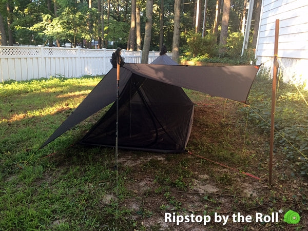 DIY backpacking tent with tarp 