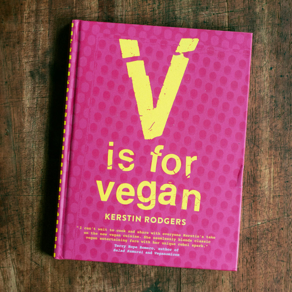 v is for vegan book review