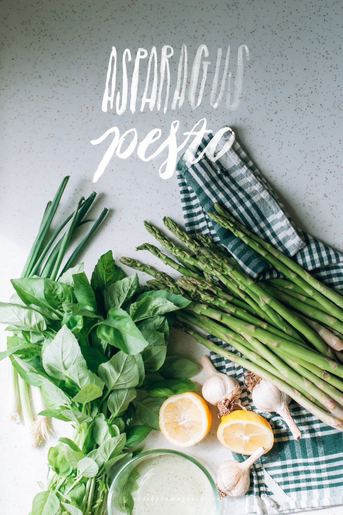 vegan asparagus pesto for spring