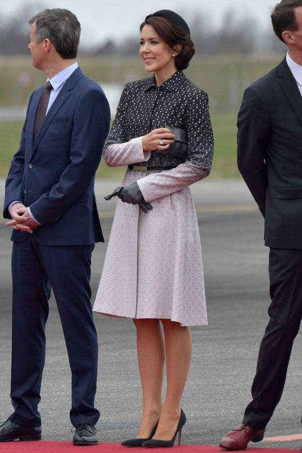 Crown Princess mary Naledi Copenhagen ostrich clutch