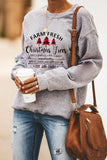 Christmas Day Printed Grey Sweatshirt