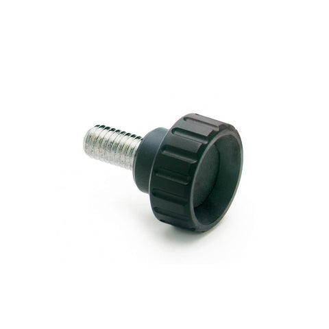 906575 - BT.20 p-10-32x3/4 - Elesa Fluted Grip Knob w/ Threaded Stud 10-32 x 3/4"
