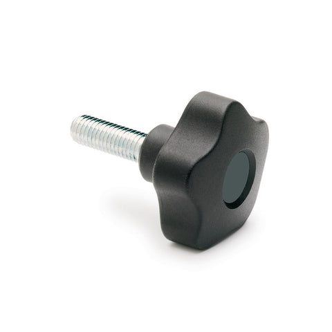 969901 VCT.40 p-1/4-20x1/2 Elesa Lobe Knob w/ Steel Threaded Stud 1/4-20 x 1/2"