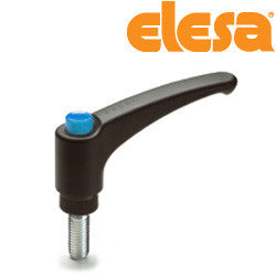 ERX.30-p M5x16-C5 - 234006-C5 - Elesa Adjustable Handle with Stud Threaded M5
