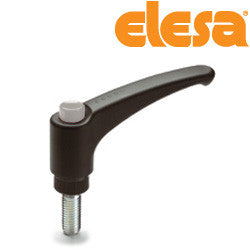 ERX.78-p3/8-16x3/4-C3 - 90234516-C3 - Elesa Adjustable Handle with Stud Threaded 3/8-16
