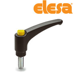 ERX.78-p M10x70-C4 - 234551-C4 - Elesa Adjustable Handle with Stud Threaded M10