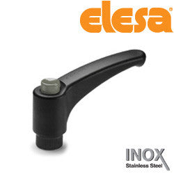 ERX.44-SST 1/4-20-C3 - 90235106-C3 - Elesa Adjustable Handle with Stainless Steel Boss Threaded 1/4-20