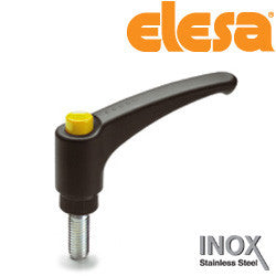 ERX.63-SST-p 5/16-18x5/8- C4 - 90235433-C4 - Elesa Adjustable Handle with Stainless Steel Stud Threaded 5/16-18