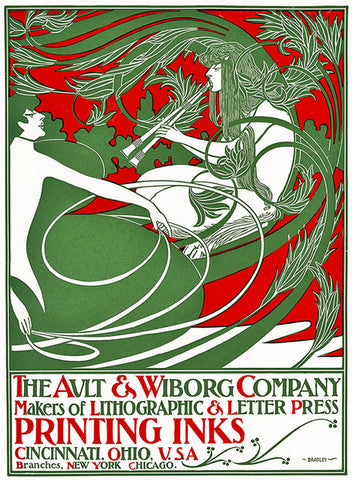 3-20 Art Nouveau poster depicting Pan