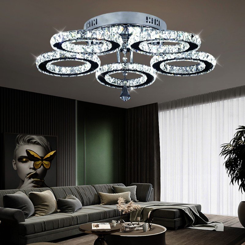 kroeg slaap Nachtvlek Softlite LED Plafondlamp Kristal , 55 Watt , Led Lamp , Plafonnière –  Bluebell Shop
