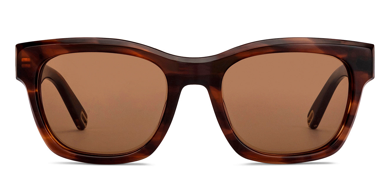 Brown Wayfarer Full Rim Unisex Sunglasses by John Jacobs-151001