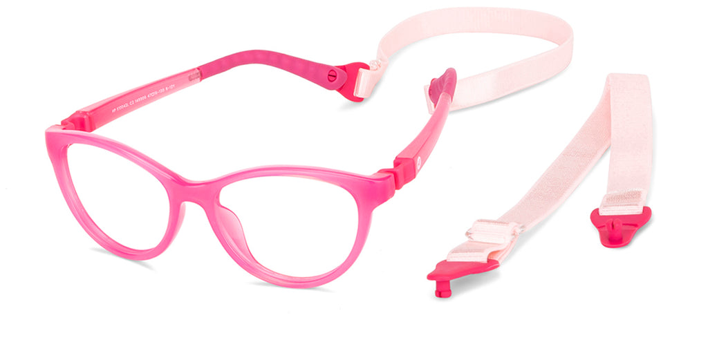 Pink Cat Eye Full Rim Kid Eyeglasses by Hooper-149904