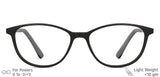Black Cat Eye Full Rim Women Eyeglasses by John Jacobs-131776