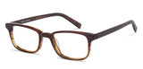 Brown Rectangle Full Rim Unisex Eyeglasses by John Jacobs Computer Glasses-141794