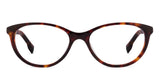 Brown Cat Eye Full Rim Women Eyeglasses by John Jacobs Computer Glasses-142146