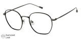 Black Round Full Rim Unisex Eyeglasses by John Jacobs Computer Glasses-141750