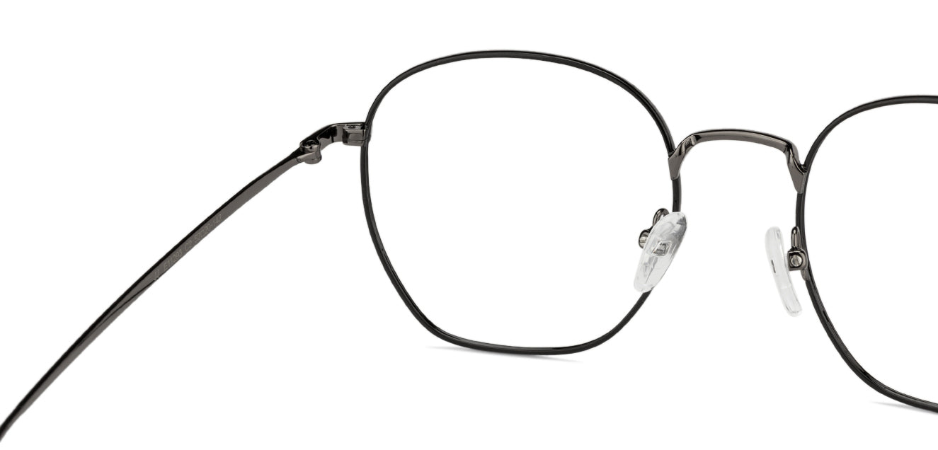 Black Round Full Rim Unisex Eyeglasses by John Jacobs Computer Glasses-141750
