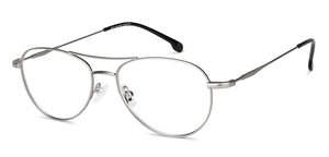 Silver Aviator Full Rim Unisex Eyeglasses by John Jacobs Computer Glasses-144121