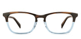 Dual Color Rectangle Full Rim Unisex Eyeglasses by John Jacobs Computer Glasses-141844